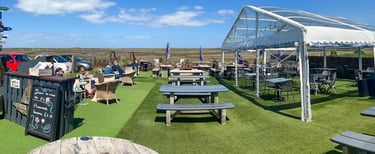 White Horse marsh bar , Brancaster Staithe