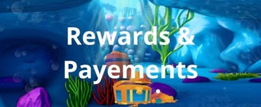 A treasure trove in an underwater cave.
