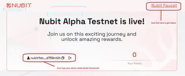 Get your Nubit Adress Wallet