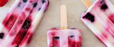popspies with berries and berries on a table