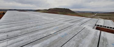 forjado con placas alveolares