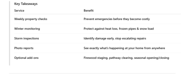 Caretaking Key Takeaways