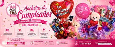 .✔️ Desayunos sorpresa de cumpleaños ✔️ Anchetas personalizadas ✔️ Regalos con chocolates y dulces