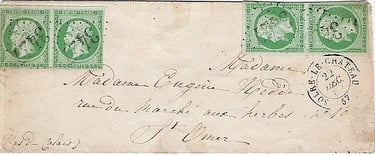 Losange Gros Chiffres 3427 et type 15².