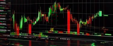 Typical stock chart used in trading for income and maximizing swing trade income.