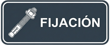 Sistemas de fijación, anclajes y tacos profesionales en A Coruña