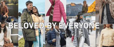 men and women wearing fashionable stylish travel jacket