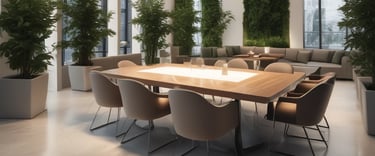 Sophisticated luxury apartment building with clean lines and modern architecture at dusk.