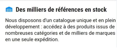 Vente en gros B2B