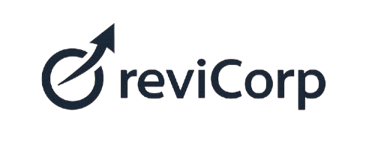 a logo for a Logo de reviCorp - Compra de empresas en liquidación