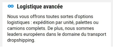 Vente en gros B2B