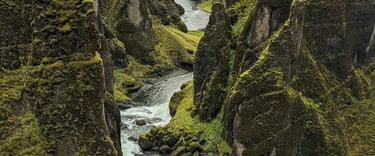 Canyon in Iceland