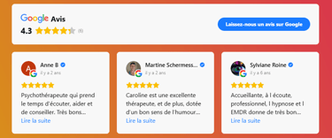 Avis clients - Google