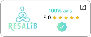 Praticien en hypnose à Lyon avec 100% d'avis 5 étoiles sur Resalib : cliquez pour accédez aux avis