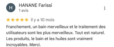 Avis client sur Google