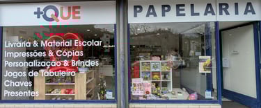 Loja Física +Que Papelaria Esgueira