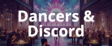 an ambient image to introduce the Dancers and Discord FAQ section