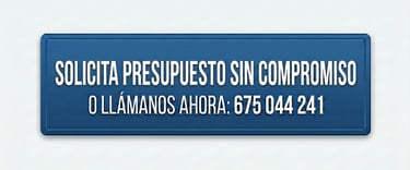 Botón para solicitar presupuesto y teléfono de contacto de A1 Suministros Industriales.