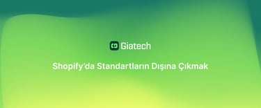 GiaTech Shopify Custom App ve modern tech-stack görseli