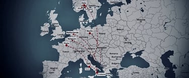   زينب عبد الكريم، خريطة توضح عملية نقل وتسهيل عبور المهاجرين باسم المعارض الفنية الخيرية 