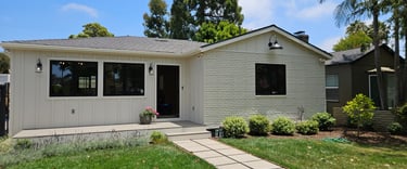 Completed residential electrical project for a newly remodeled single-family home