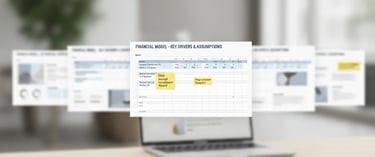 Analyzing example pitch decks by underlying reasoning rather than copying visuals.