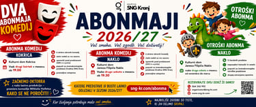 Abonmaji Društvo SNG Kranj