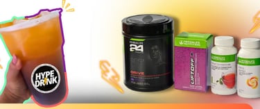 Hype Drink é um sistema funcional de energia, foco e hidratação.