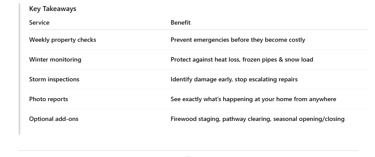 Caretaking Key Takeaways