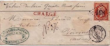 Losange Gros Chiffres 168 et type 15.