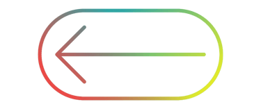 a rainbow colored arrow pointing to the left side of a button
