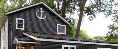 Metal roofs were added to this home in Syracuse, IN.