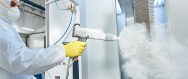 sơn tĩnh điện bám kém