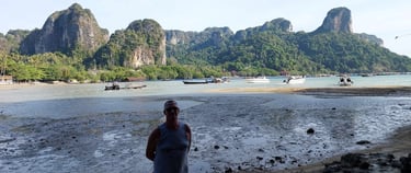 thailand krabi railay east beach view