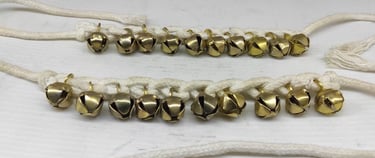 "Handmade small tribal anklet pair–traditional foot jewelry-for global buyers"