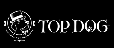 alt="Λογότυπο της TOP DOG – ελληνική εταιρία σαμπουάν και αρωμάτων για καλλωπισμό σκύλων"