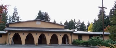 Saint Joseph's Carmelite Monastery at its present location in Shoreline, Washington.