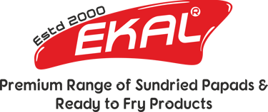 a red and white ekal logo with the words ekal