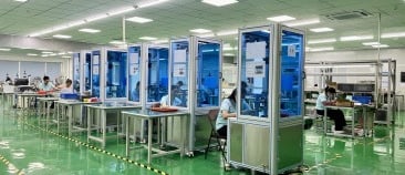 a factory floor plan of a factory floor plan