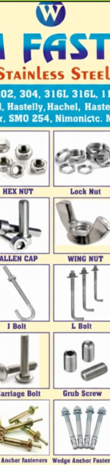 Fastener Supplier Anchor Fasteners Supplier Wedge Anchor Fastener Supplier Sleeve Anchor Fastener Su