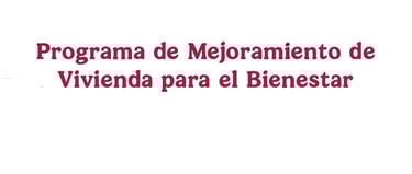 Registro programa. de vivienda para el Bienestar 2025