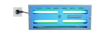 fluorescentes uva instalado en capturador