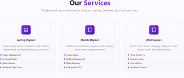 "Quickfix on Wheels mobile repair services in Manchester – phone repairs, laptop repairs, tablet rep