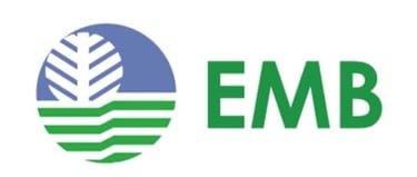 the emb logo for the emb