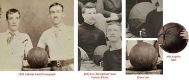 The First Basketballs ever made?
