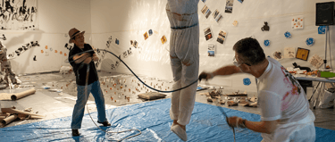 "La Nascita di PAM"  progetto di Carlo Gori per il MACRO ASILO Performance di Yoshio Terajima 2019