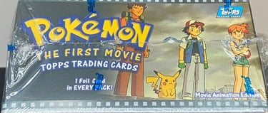Display Topps Pokémon The First Movie arrière