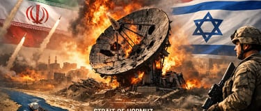 Radar station destroyed during Middle East conflict