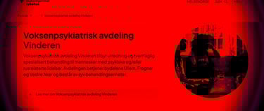 Voksenpsykiatrisk avdeling Vinderen, diakonhjemmet sykehus, Ragnar Nesvåg, Statsforvalteren oslo