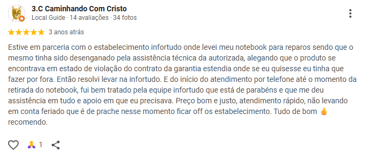 depoimento de cliente infortudo